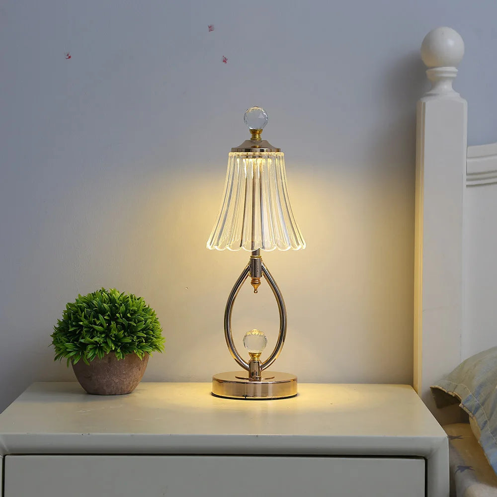 SparkleLume - Vintage Kristalllampe