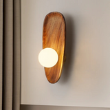 Orpheus - Natürliche Holz LED Wandleuchte