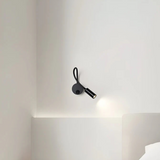 Lumio - Schwarze flexible LED-Wandlampe für den Innenbereich