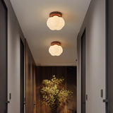 Phos - LED-Deckenlampe in Kürbisform