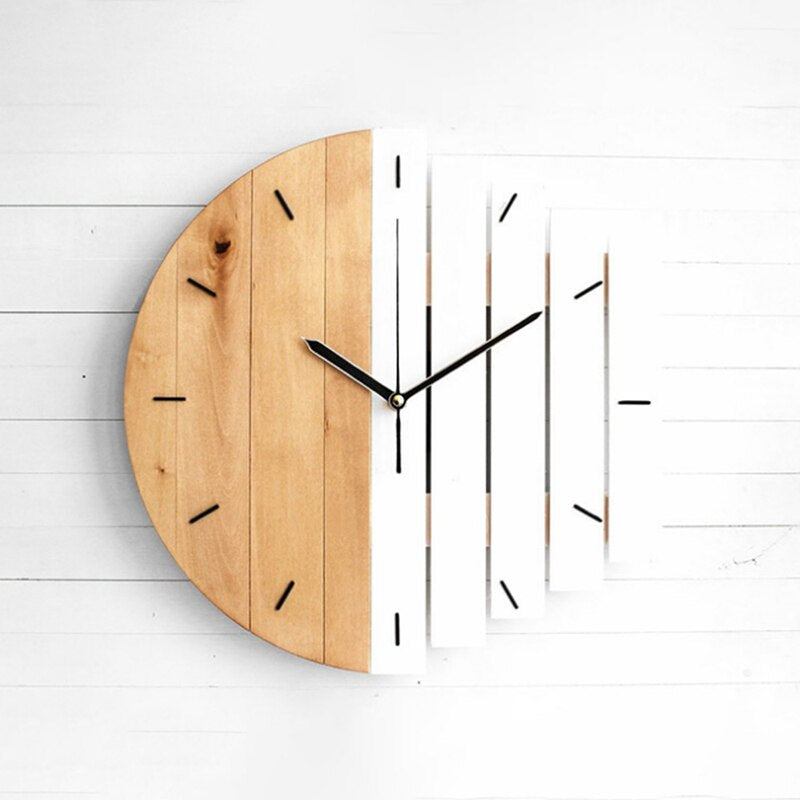 Naturlig - Holz Wanduhr