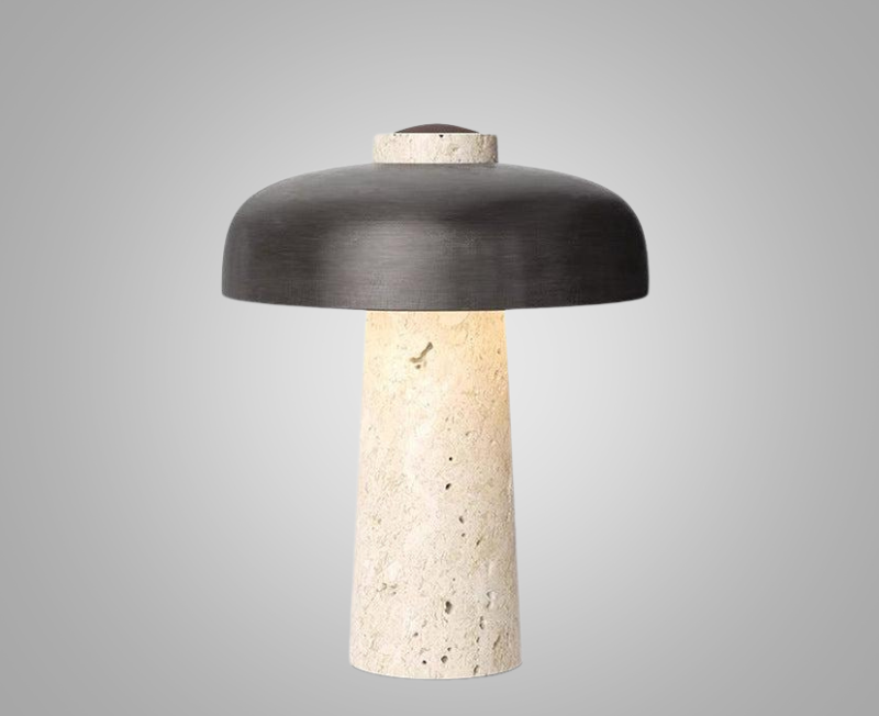 LuxeGlow - Marmor Tischlampe