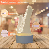 SaxGlow - 3D Saxophon Lampe