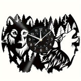 HuskyVinyl - Vintage Wanduhr
