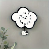 WANTIFO - CloudSwing Wanduhr