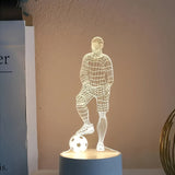 SportGlow - 3D Fußballspieler Lampe