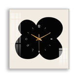 FloralTime - Quadratische Wanduhr