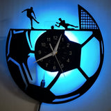 Vinyluhr - Fußball Uhr
