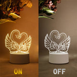ZwaanLicht - 3D LED Tischlampe