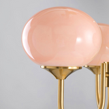 MarshmallowHome – Glas Kronleuchter Rosa