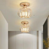 CrystalGlow – Deckenlampe Schwarz Gold