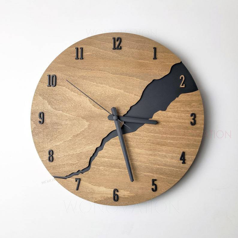 Trä LYX – Holz Wanduhr