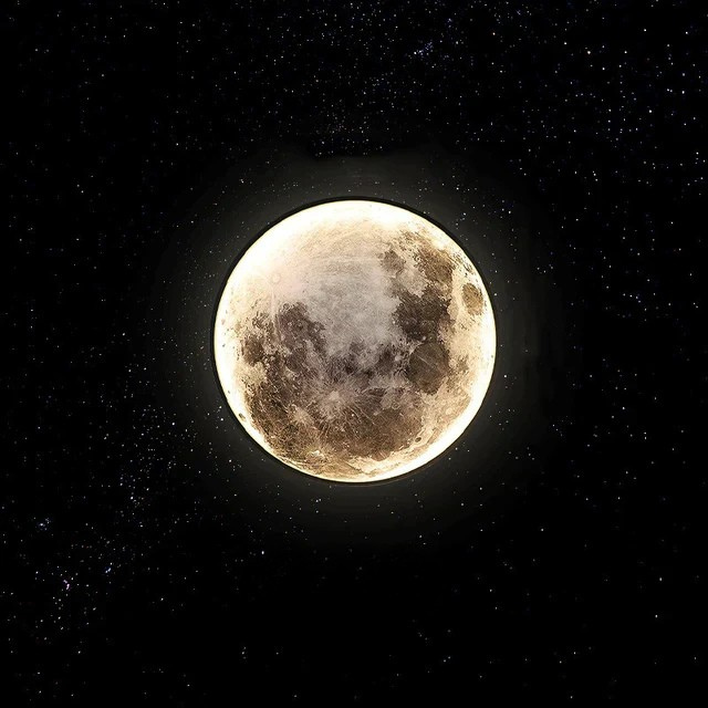 LunaGlow - Mond Wandleuchte