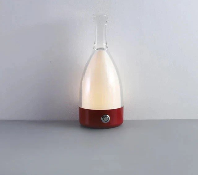 LuxeGlow - Glas Tischlampe