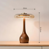 Zenna - LED Tischlampe aus Holz