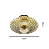Nyxia - Glas-Wandleuchte für den Innenbereich