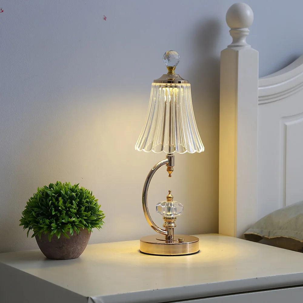 SparkleLume - Vintage Kristalllampe