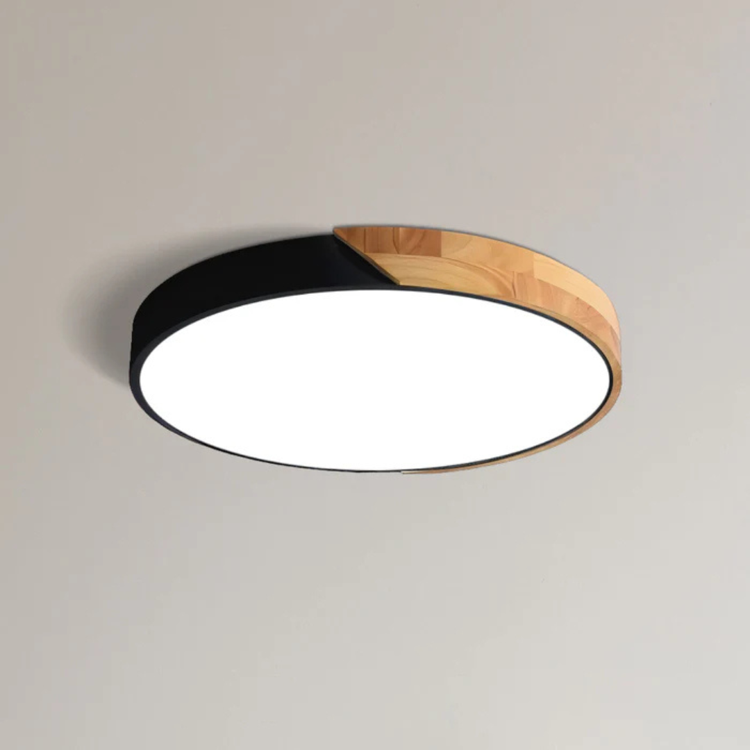 Delos - Skandinavische LED-Deckenlampe aus Holz