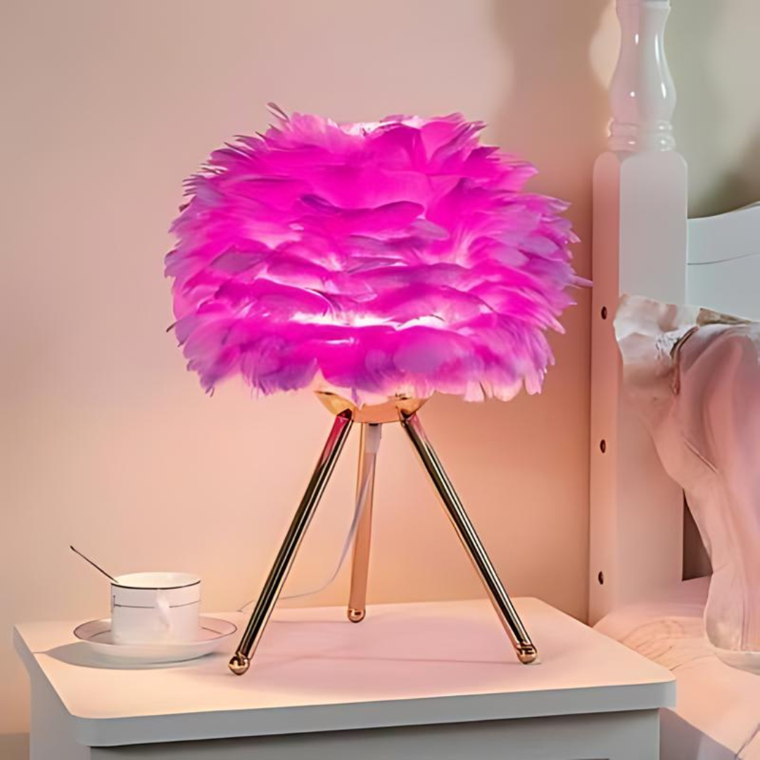 Vynex - Tischlampe mit Federschirm
