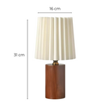 Scandi - LED Tischlampe Holz