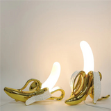 Banane – LED-Tischlampe Gold