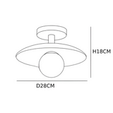 Orb - LED-Deckenlampe aus Holz