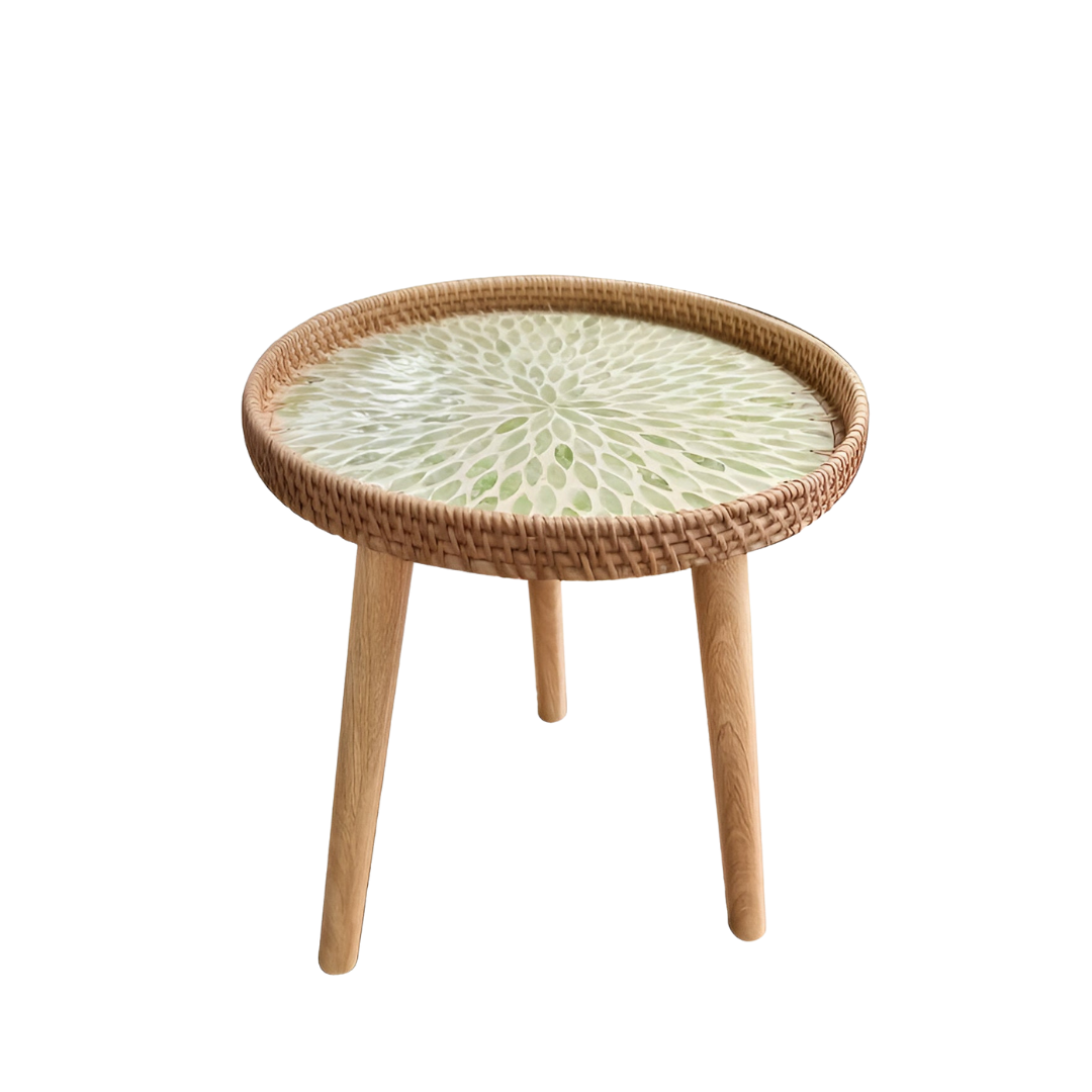 Jorin - Rattan Couchtisch Rund