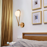 Loop - LED-Wandlampe für den Innenbereich aus Metall und Glas