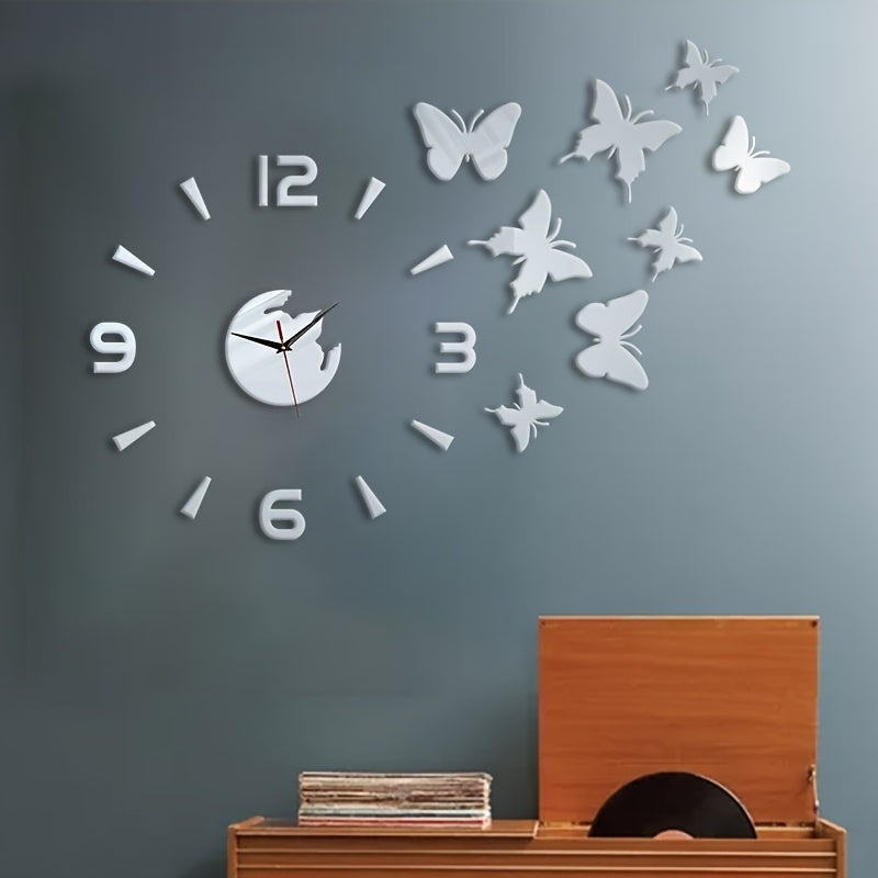 AcrylicButterfly - 3D Wanduhr