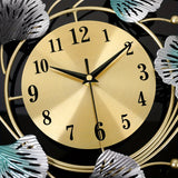 LeafTime - Metall Wanduhr