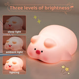 PiggyGlow - Silikon Nachtlampe