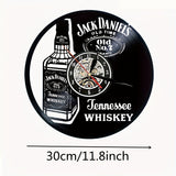 VinylTime - Whisky Wanduhr