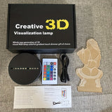 DecoLamp - Künstlerische 3D Tischlampe