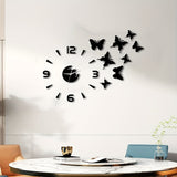 AcrylicButterfly - 3D Wanduhr