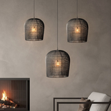 Nordlicht – Rattan Hängelampe