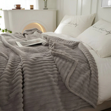 Gestreift - Fleece Bettdecke