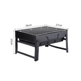 GrillMeester - Tragbarer Holzkohlegrill