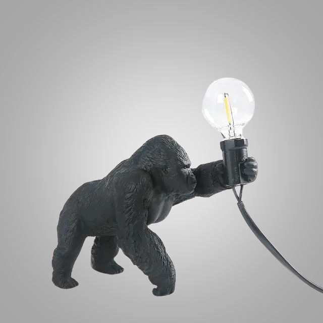 GorillaLux - Gorilla Tischlampe
