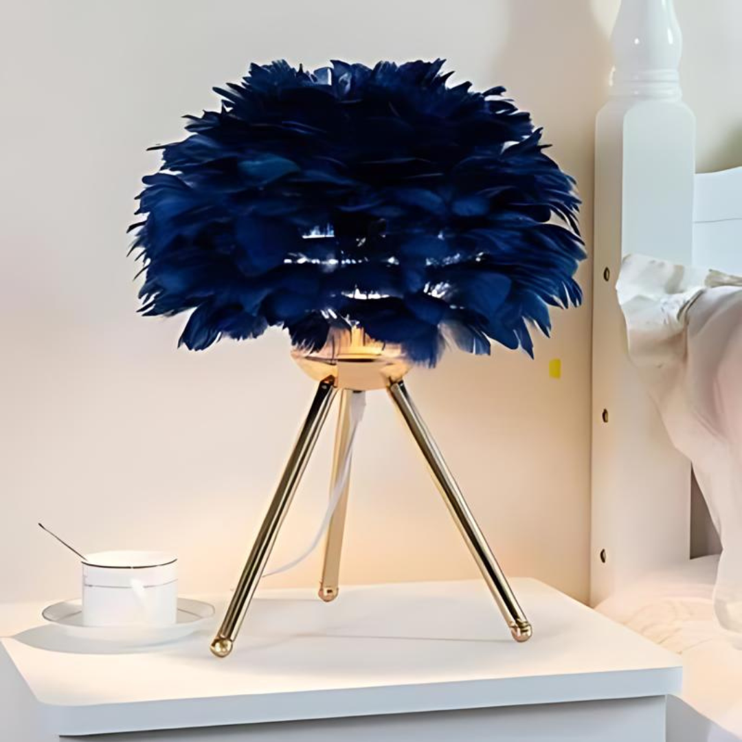 Vynex - Tischlampe mit Federschirm