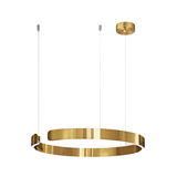 Blazia | Runde LED-Hängelampe, Modern, Warmweiß, Metall, Esszimmer