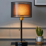 Lumis - Tischlampe mit Stoffschirm