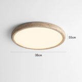 Noct - LED-Deckenlampe aus Naturstein