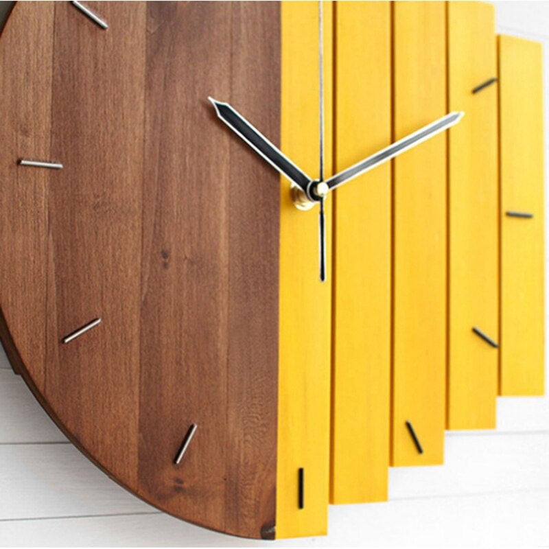 Naturlig - Holz Wanduhr