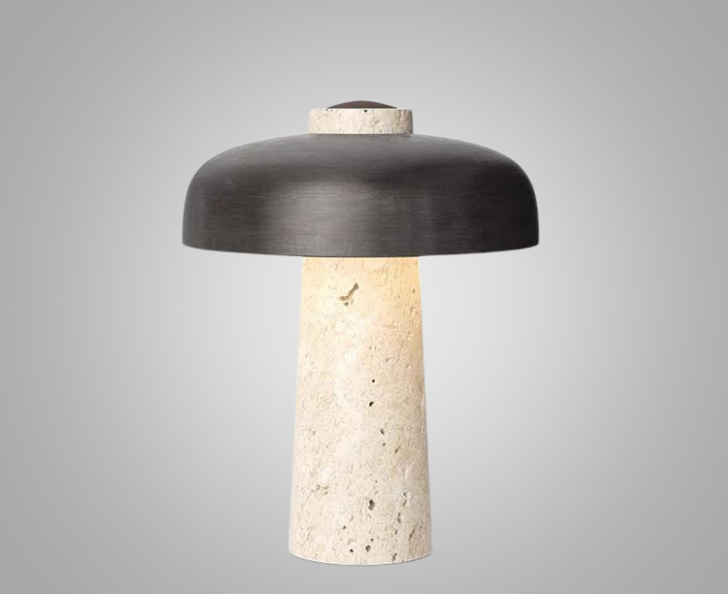 LuxeGlow - Marmor Tischlampe