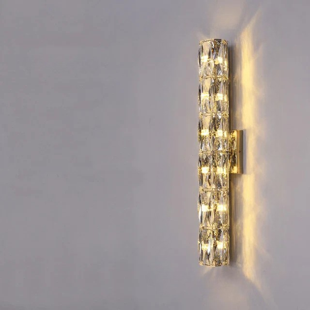CrystalLuxe – Wandleuchte Schlafzimmer