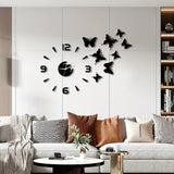 AcrylicButterfly - 3D Wanduhr