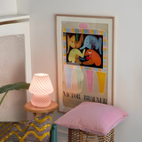 Lumora Handgefertigte Glastischlampe