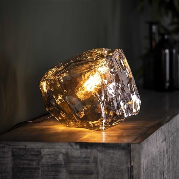 StoneGlow – Glastischlampe