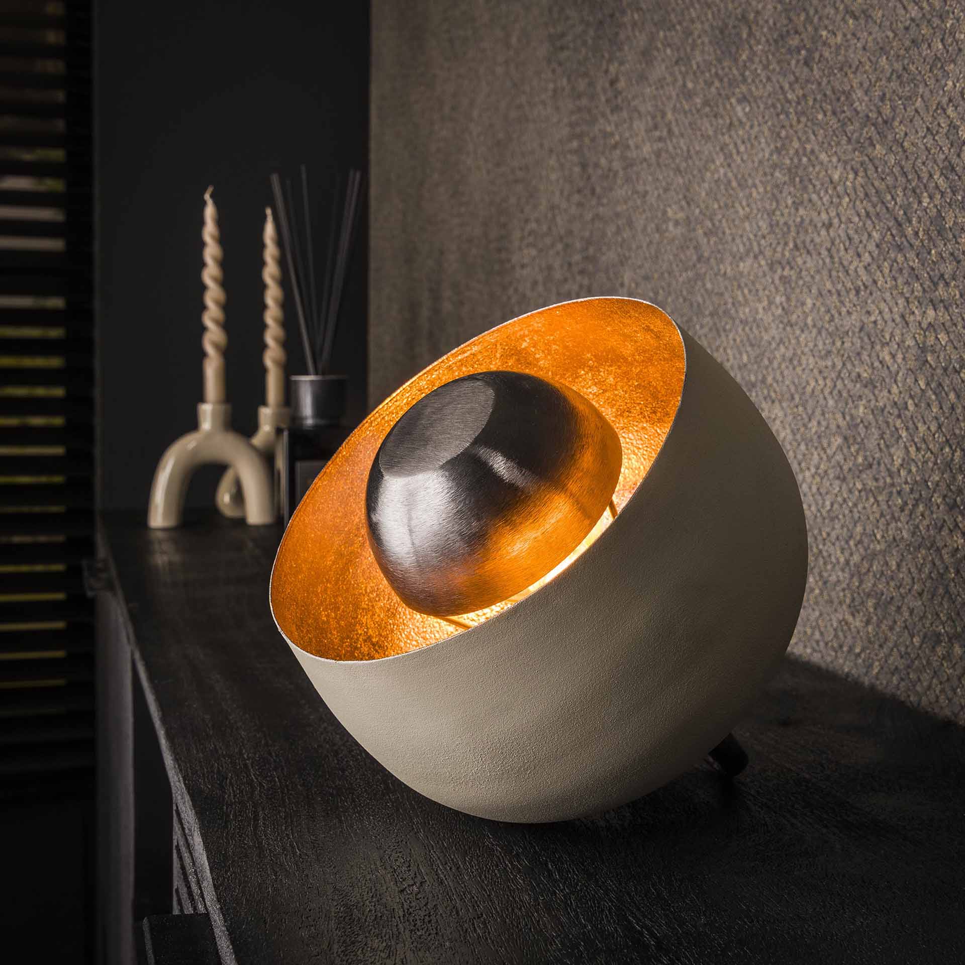 TerraLume - Holz Tischlampe