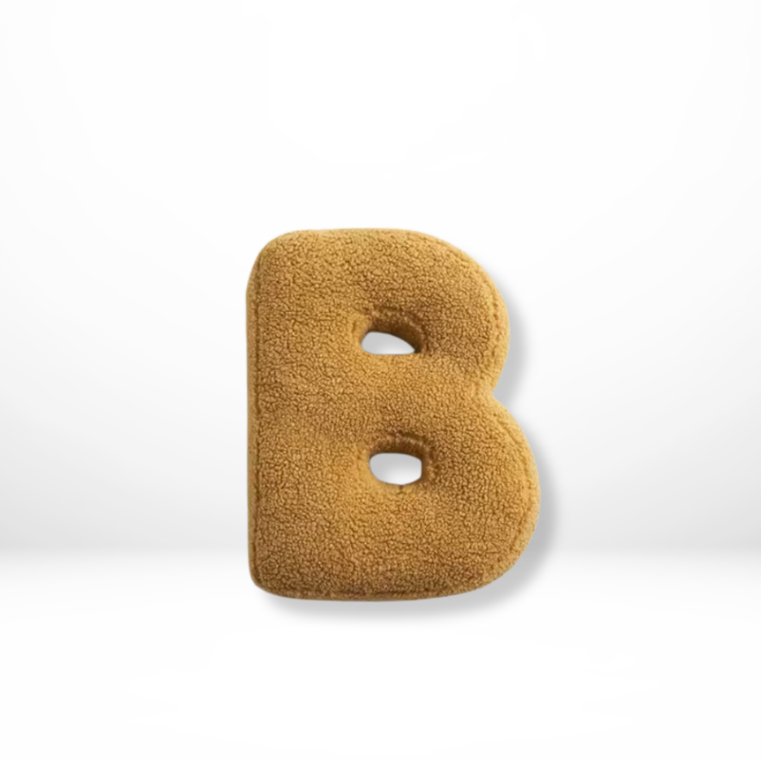 Lettera – Samt Dekokissen mit Alphabet-Buchstaben A bis Z